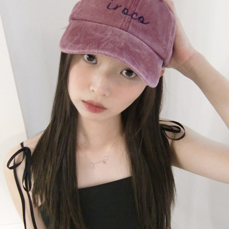 Iroco Logo Vintage Ball Cap_purple