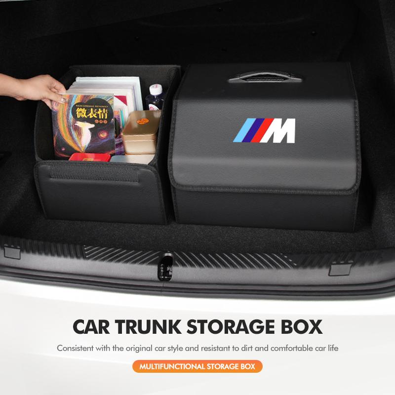 QAED6 For BMW Car Trunk Storage Box Organizer Foldable Bag Stowing Tidying Container Performance X1 X3 X5 E39 E46 E90 F20 E60 F30 M3