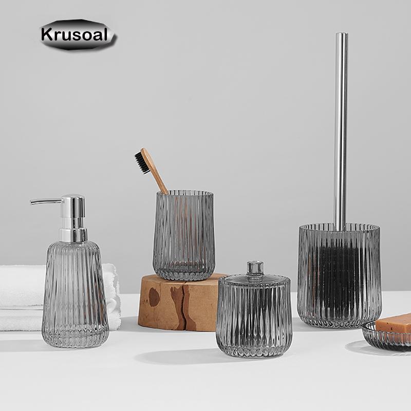 Стеклянный дозатор для ванной комнаты, дозатор для мыла, держатель для ...