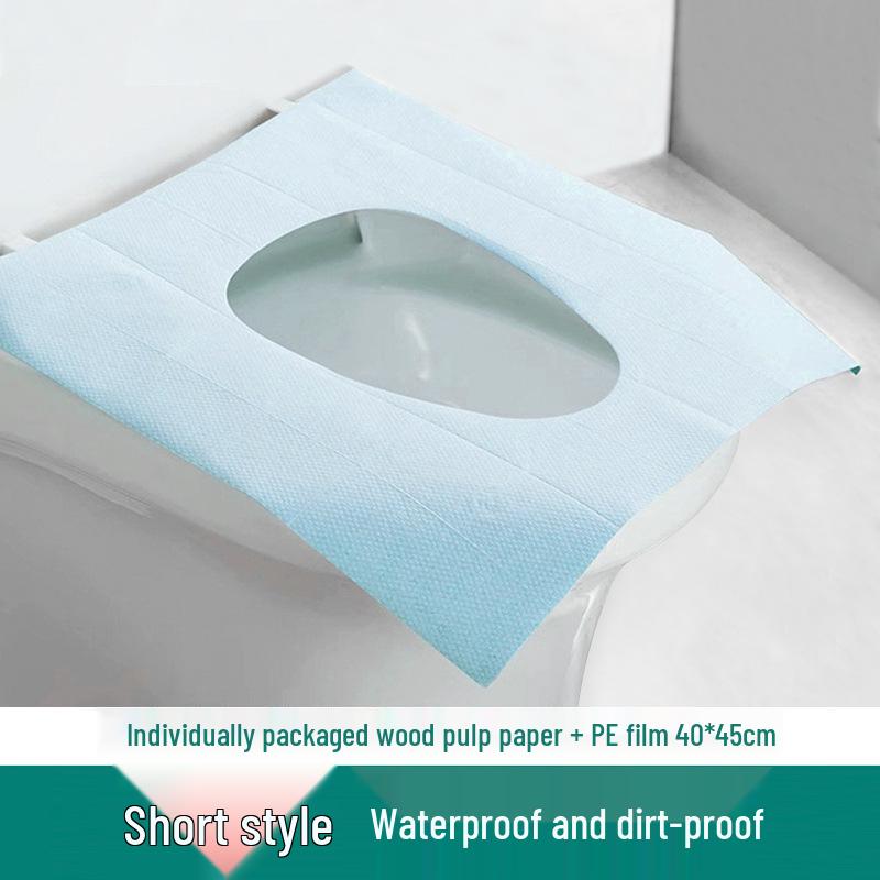 Waterproof Disposable Toilet Seat Cover - Travel & Hotel Essentials, Postpartum Use, Stain-Proof and Portable.