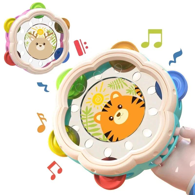 Baby Musical Instruments Drum Toys Montessori Learning Toys for Toddlers 1-3 Baby Early Hand Development Interactive Music Toys