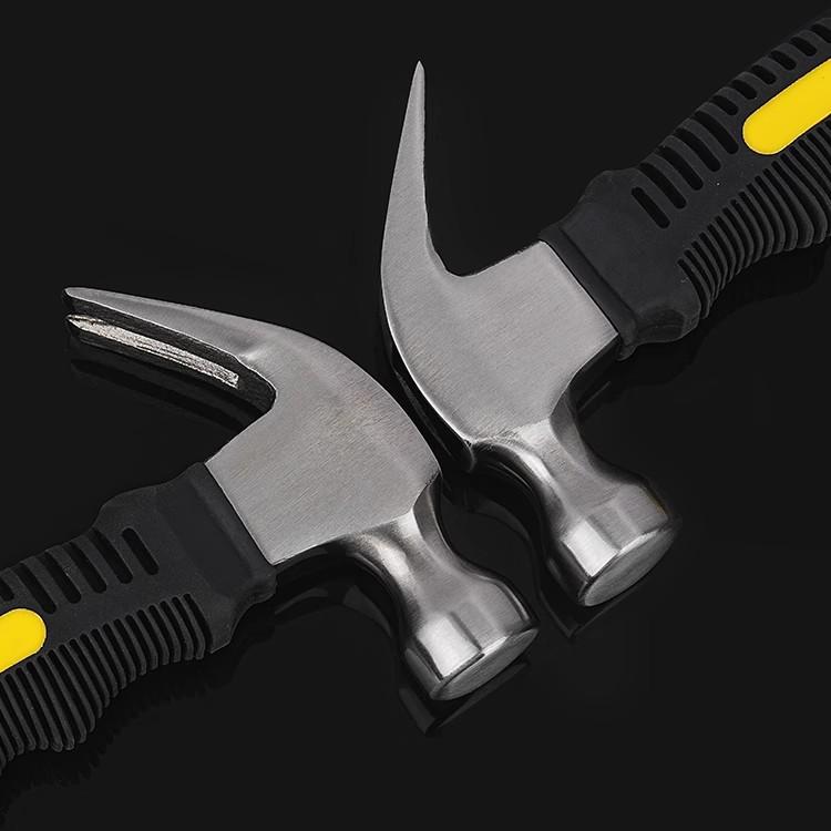 Mini Portable Multifunctional Claw Hammer for Installation, Nail Pulling & Construction with Short Handle