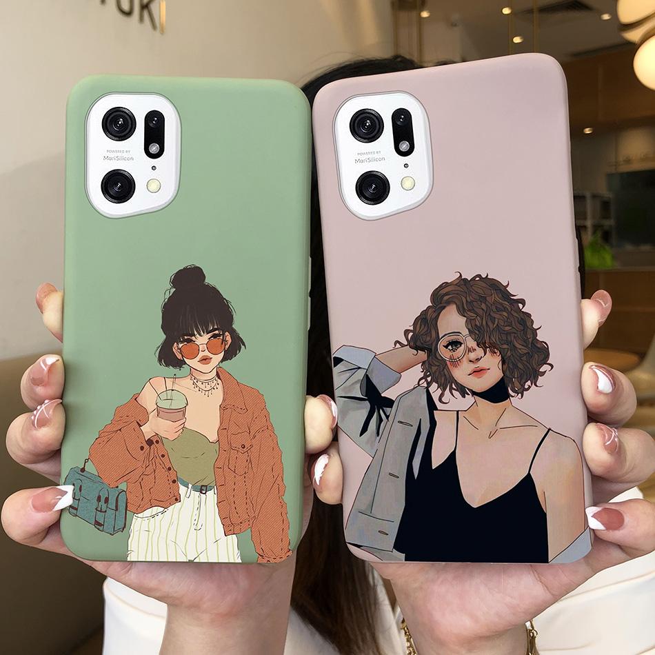 Für Oppo Find X5 Pro Lite Handyhülle Schmetterling Mattes Silikon Stoßfest Schwarze Abdeckung Für Oppo FindX5 X5Pro X5Lite Funda Coque