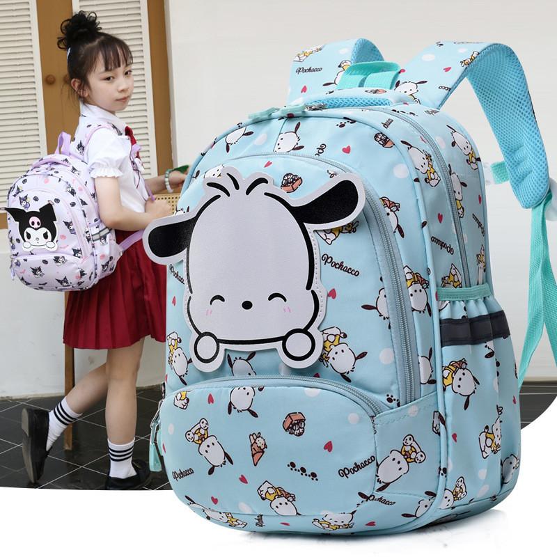 Adorable Cartoon Kids Backpack For Preschool Girls Nylon Lightweight School Bag