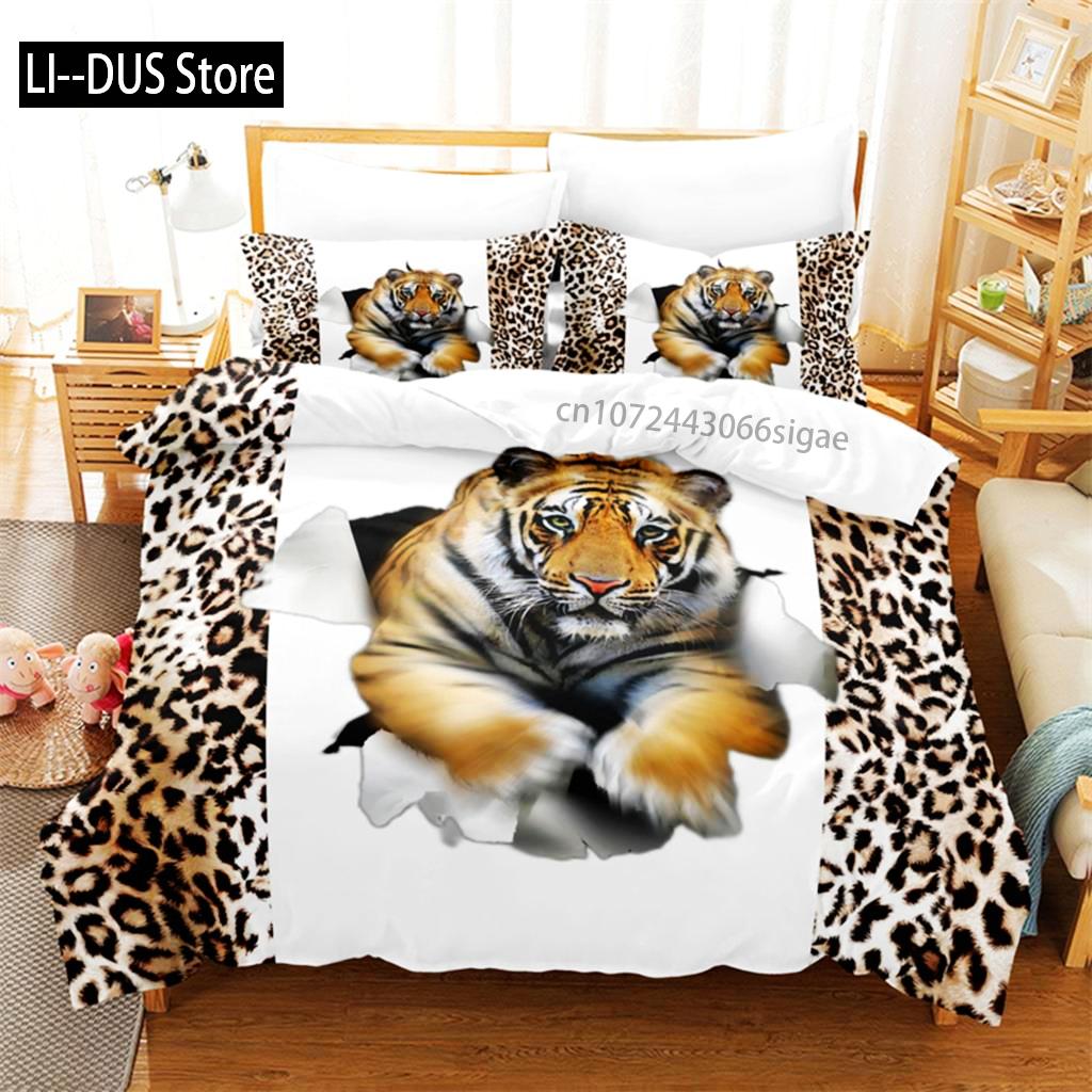 Ferocious Animals Bedding Set Duvet Cover Set 3d Bedding Digital Printing Queen Size Bedding Set Fashion Design