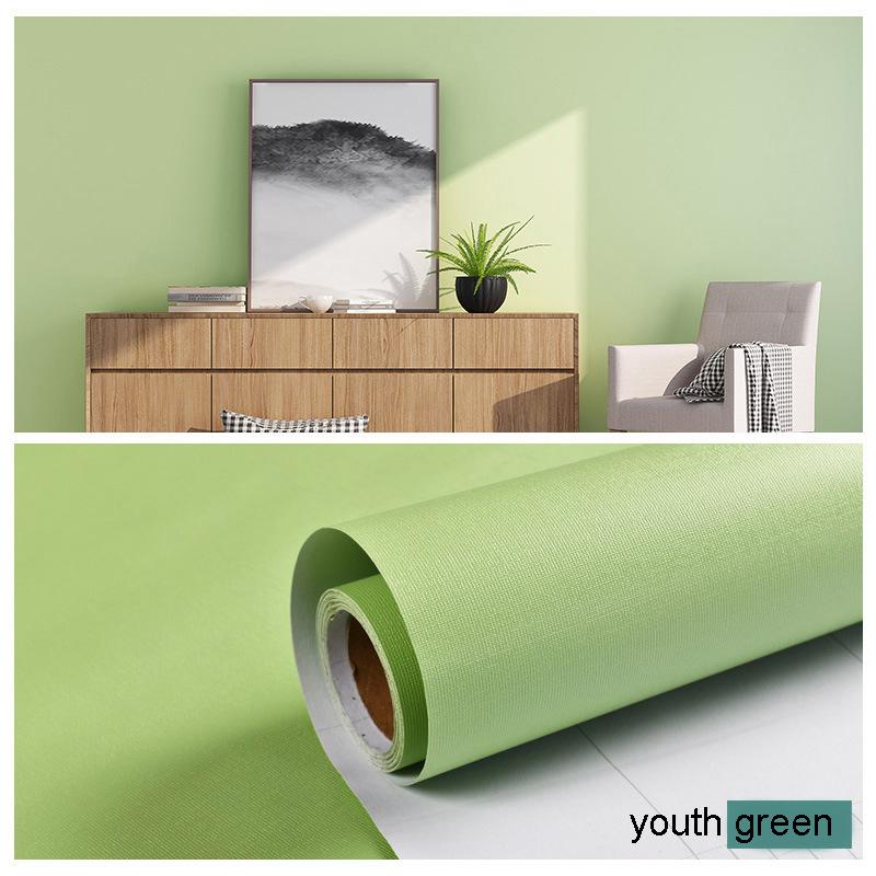 Solid Color Self-Adhesive Wall Decoration Sticker - Waterproof & Moisture-Proof, Instant Adhesive Sticker for Bedroom