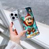 Ae108 Happy New Year Merry Christmas Electroplated TPU Phone Cases for Xiaomi 11 Lite Redmi Note 13 Pro 12C 9S 14C Huawei Four Corner Protection Cover