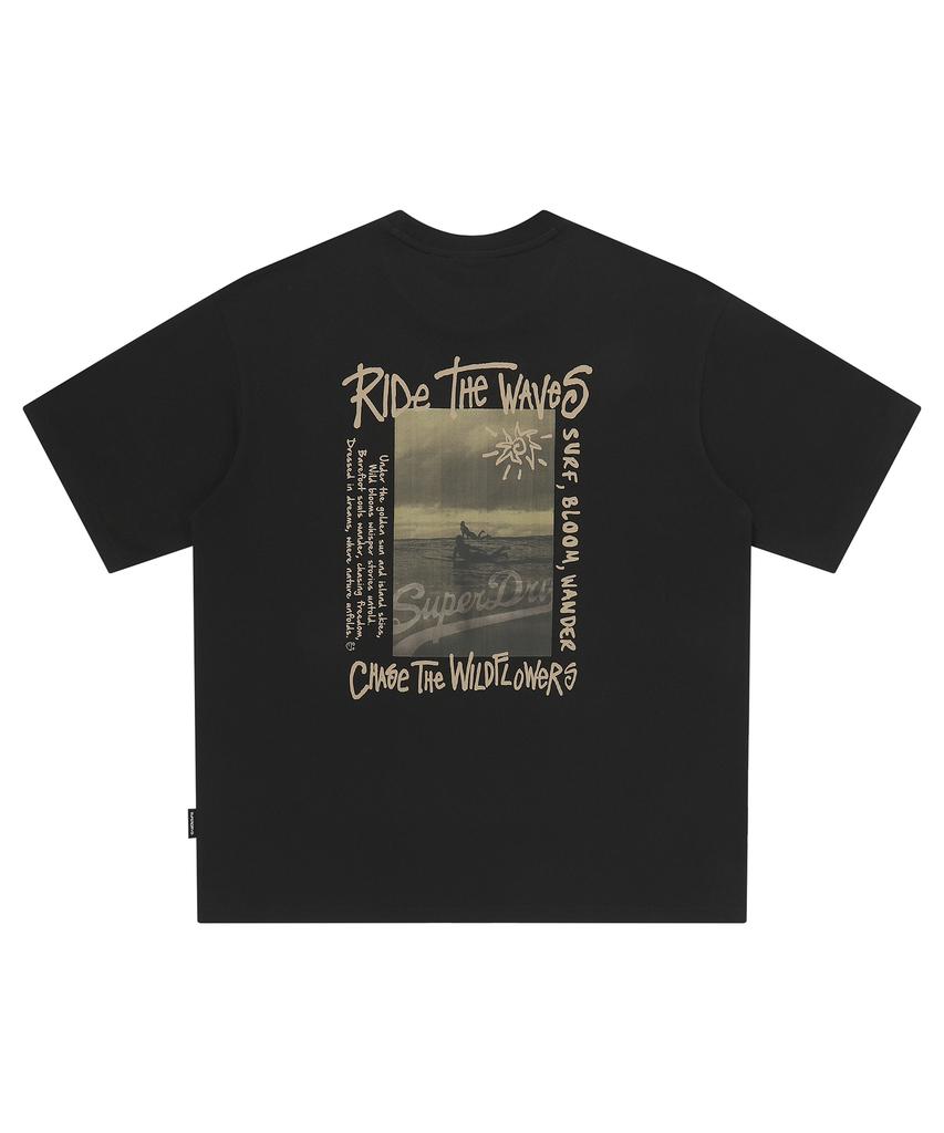 Syupeodeulai Summer Graphic T-Shirt Black Sduiscq53Blk