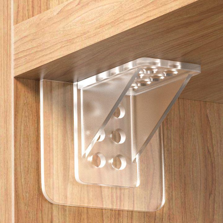 2/4/8 Stück Klebende Regalstützstifte Für Küche Schlafzimmer Schrankregalstützclips Wandhänger Aufkleber Halterungshalter