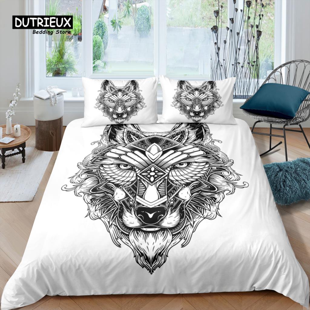 

Главная Жизнь Роскошь 3D Волк Постельное белье Комплект Пододеяльник Наволочка Размер Queen и King EU/US/AU/UK Одеяло Постельное белье EU single(135x200cm)