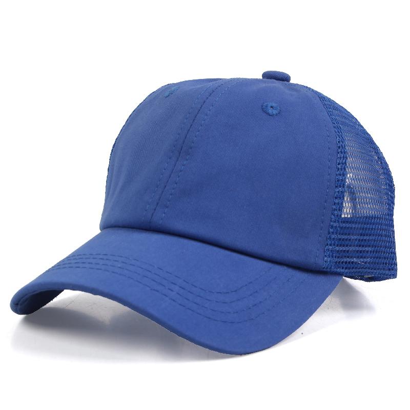 Summer Kids Cap Solid Color Mesh Breathable Baseball Caps Sun Protection Sun Hat Korean Style Children Travel Accessories