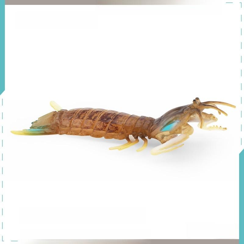 Underwater Animal Pvc Pipi Shrimp And Crab Sculptures Pack With Lifelike Marine Creatures For Aquarium Display