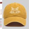 Pc Minimalistischer Katzenprint Baseballkappe Leichte Sommer-Freizeit-Urlaubs-Druck YK Design Sonnenhut Bequem und Leicht