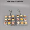 9 Keys Mini Mechanical Keyboard Keychain Without Light Clicker Stress Relief Fidget Cute Pocket Anxiety Relief Pendant Gift