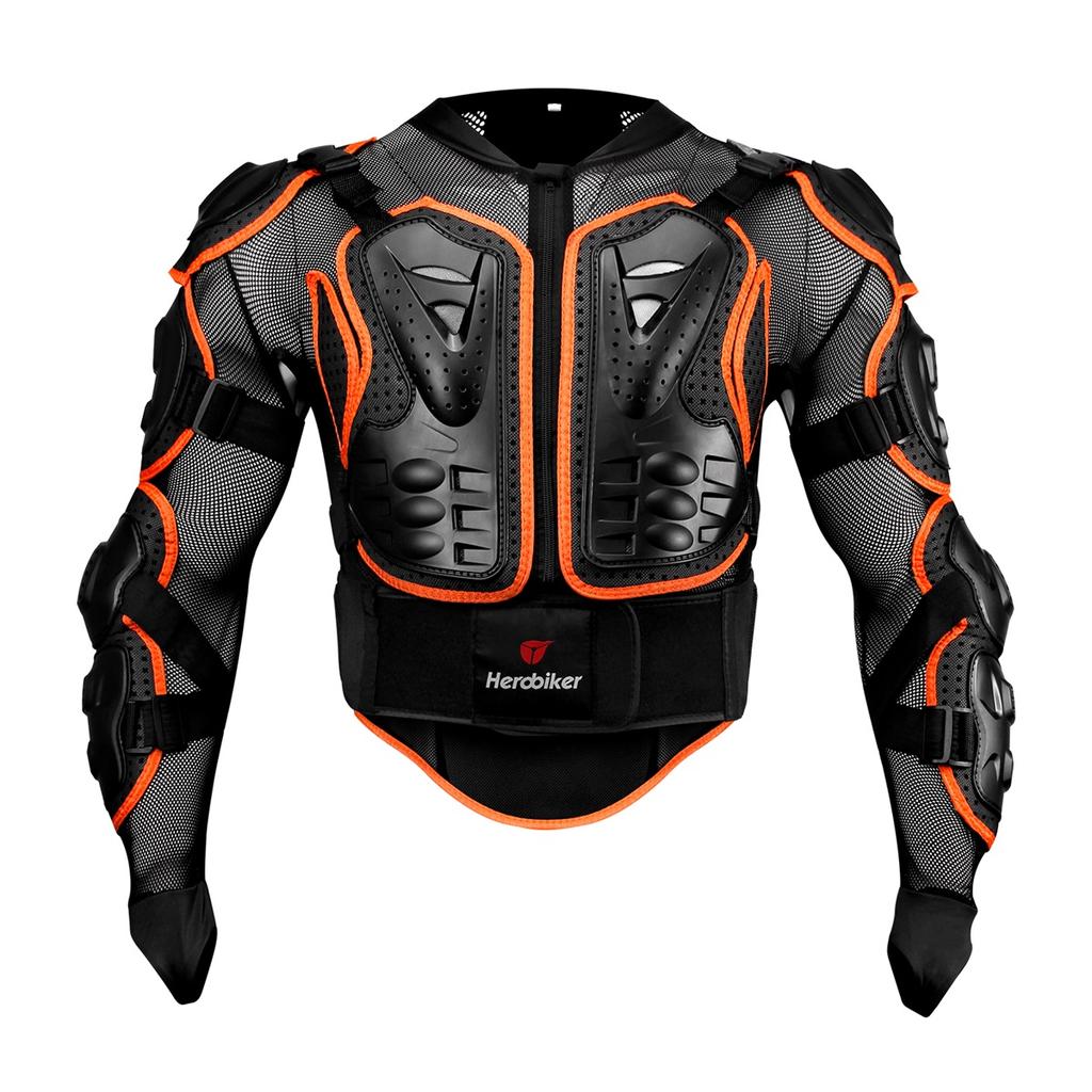 New Motorcycle Jackets Men's Full Body Armor Protection Jackets Motocross Enduro Racing Moto Protective Equipment Clothes S-4XL