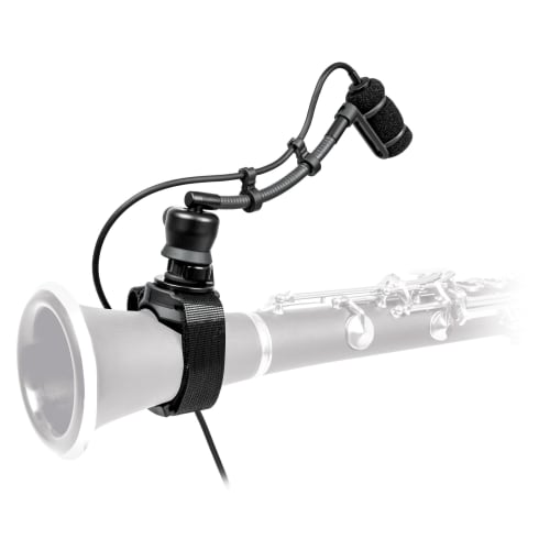 Audio-Technica ATM350W Condenser Microphone for Recording Instruments/Woodwinds/Flute/Clarinet