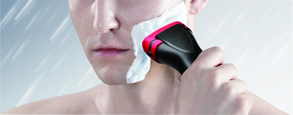 Panasonic Shaver 3 Blades Bath Shaving Red Men's ES-RL13-R