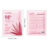 98% Pink Aloe Facial Mask Hydrating Sheet Mask Soothing Moisturizing Face Mask Softening Nourishing Skin Care 10pcs