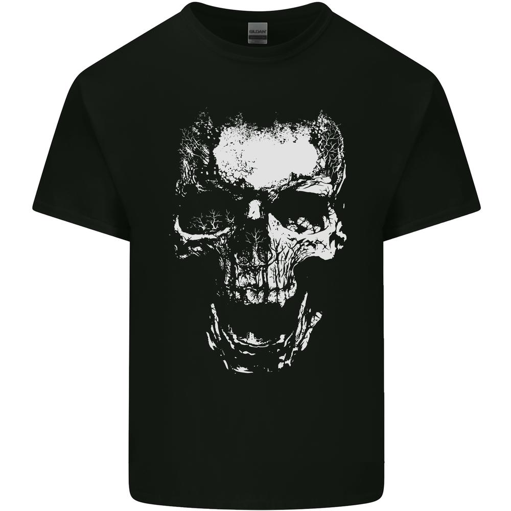 Skull White Kids T-shirt Childrens M