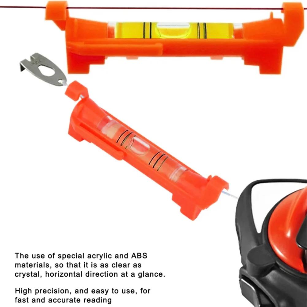 2/5pcs Line Hanging Bubble Level Gradienter For Building Construction String Level Mini Horizontal BubbleLevels Tools