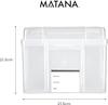 Aufbewahrungsbox - MATANA - Foto-Organizer - 600 Fotos 5R - Inklusive Etiketten - Vielseitig