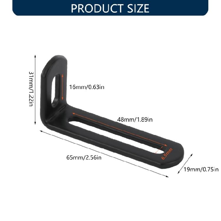 Professional Grade 90 Degree Double Slot Brackets for Structural Support In Renovations Projects