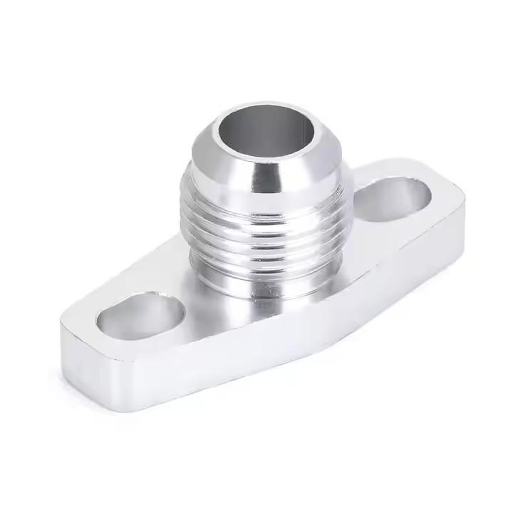 AN10 Turbo Oil Line Flange Adapter for GT28