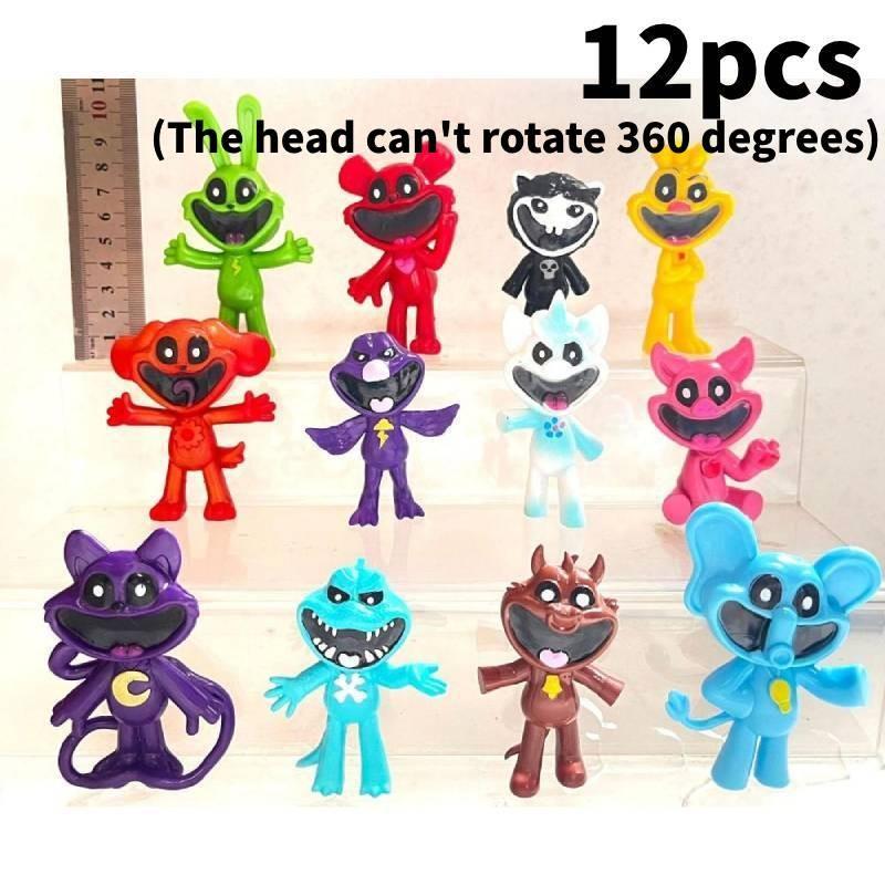 Delightful Pvc Smiling Animal Models For Fun Office Accessories And Playtime Collectibles In Assorted Sizes