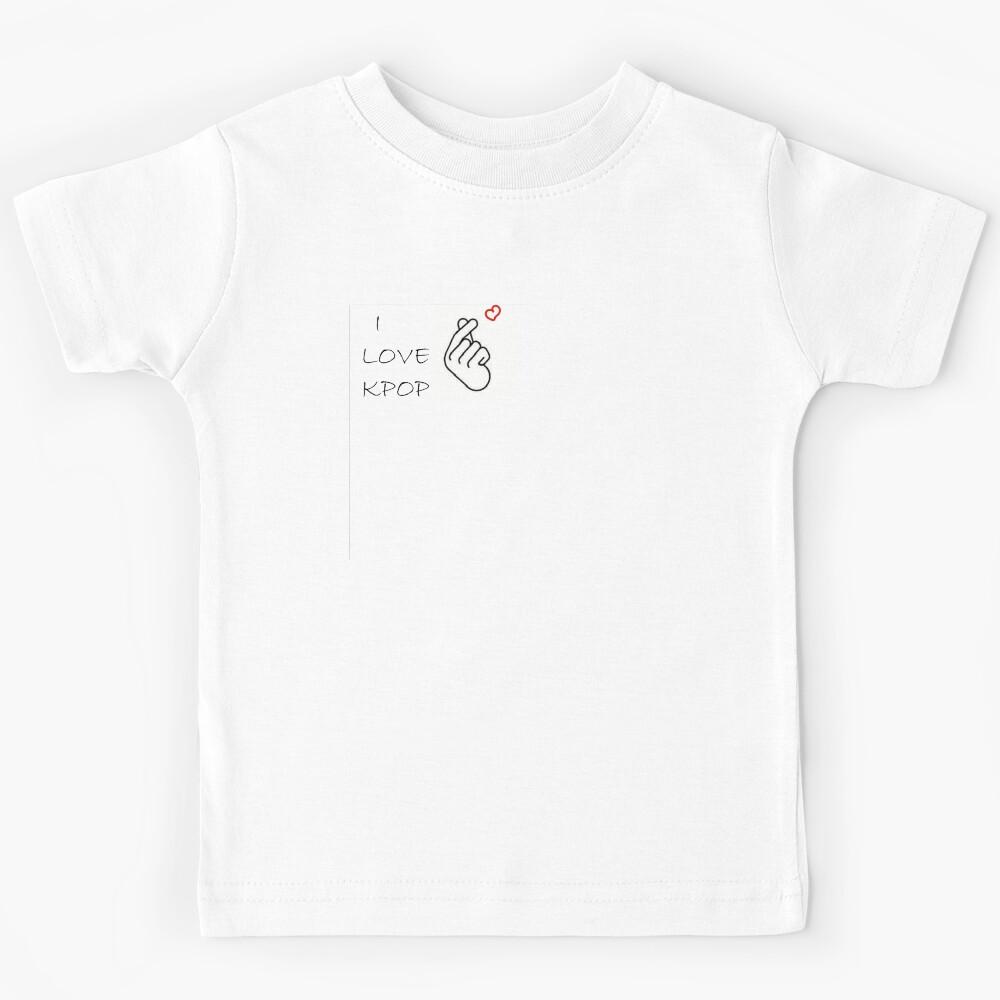 I LOVE KPOP Kids T-Shirt 130