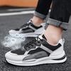 Men's Sporty Casual Shoes Breathable Mesh Versatile Student Trendy Footwear Comfortable All-rounder Flat Laced Tennis Shoes