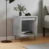 VidaXL Bedside Table Concrete Grey 40x35x50 Cm Engineered Wood 830724