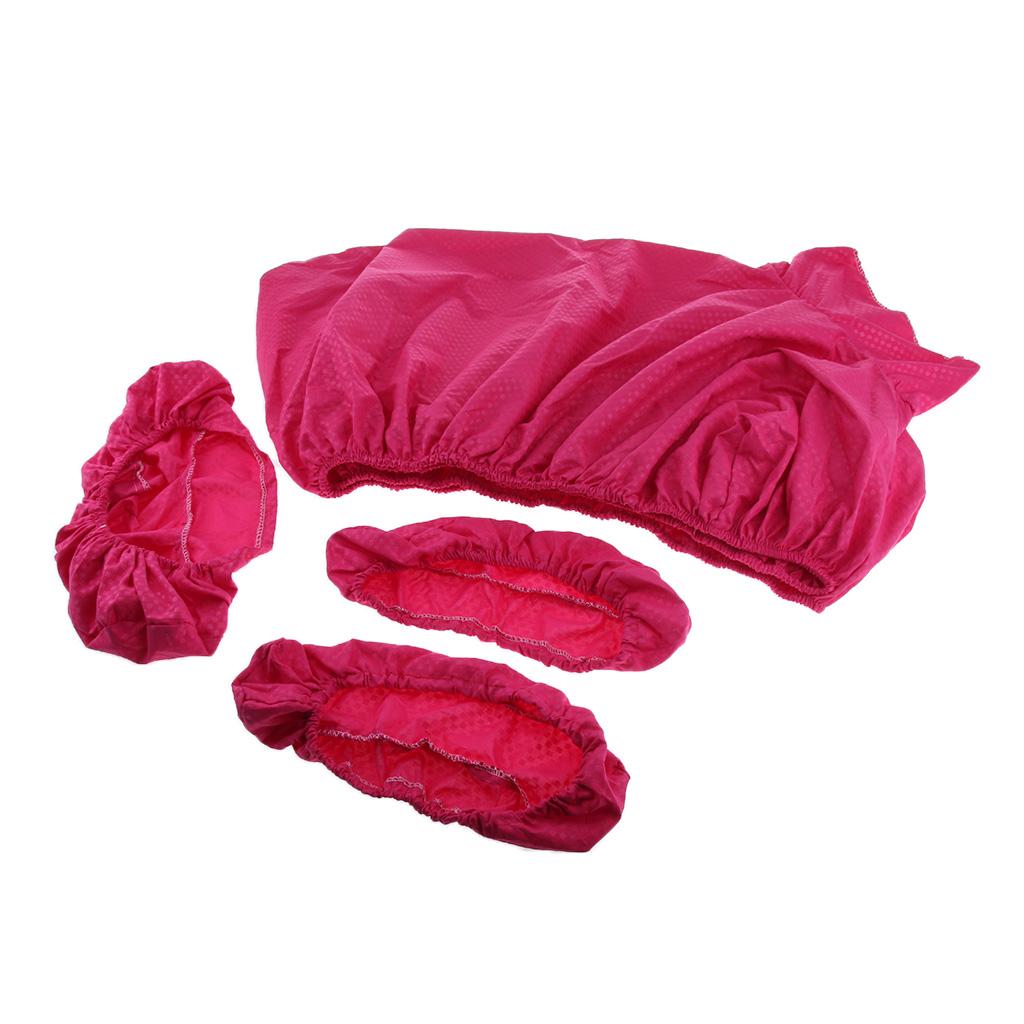 4pcs Massage Table Bed Fitted Sheets Pad Gesicht Wiege Pillow Covers Set 185x60cm/7x0 inch