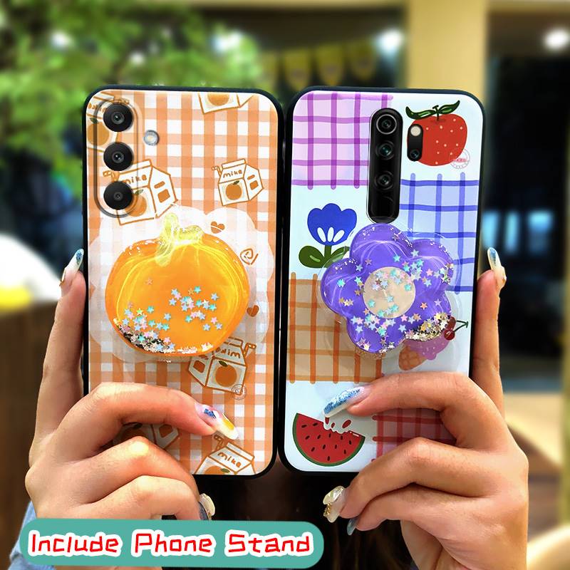 Rotatable stand Kickstand Phone Case For Samsung Galaxy M56 5G/SM-M566B Simplicity cute Durable Skin feel silicone TPU