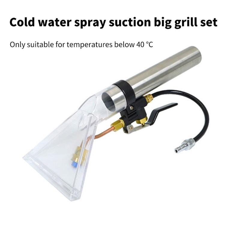 Sprayed Integrated Machine Scraping Head Vacuum Tool Clear Scraping Accessories for Removing Stubborn Dirt and Odors