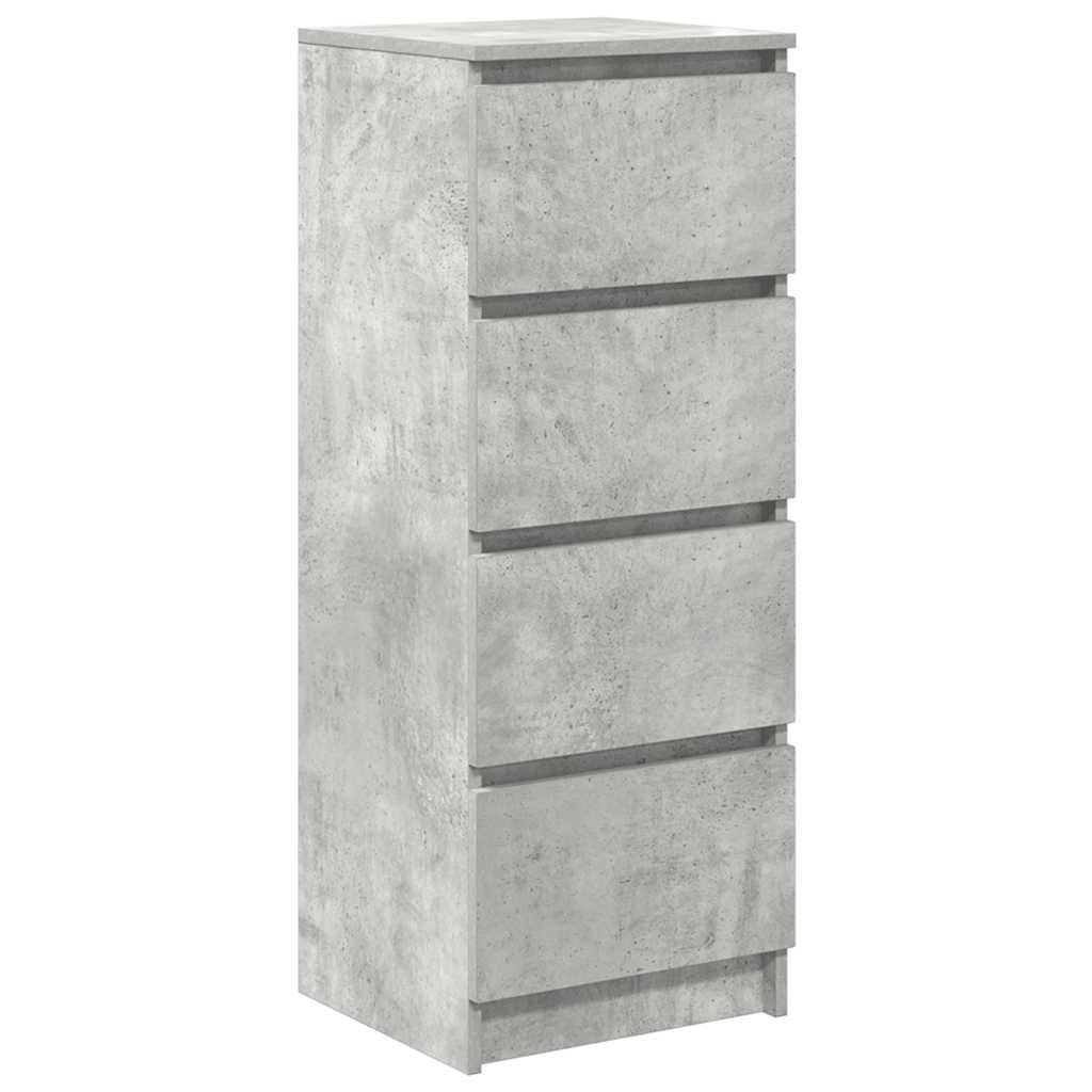 Sideboard Concrete Grey 37.5 x 35 x 99 cm Engineered Wood
