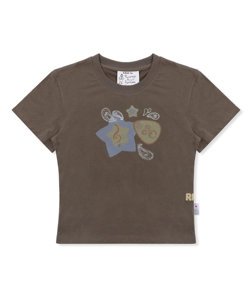 RuNaKi'Hu' Wxt073 Hoshiuta T-Shirt (Brown)