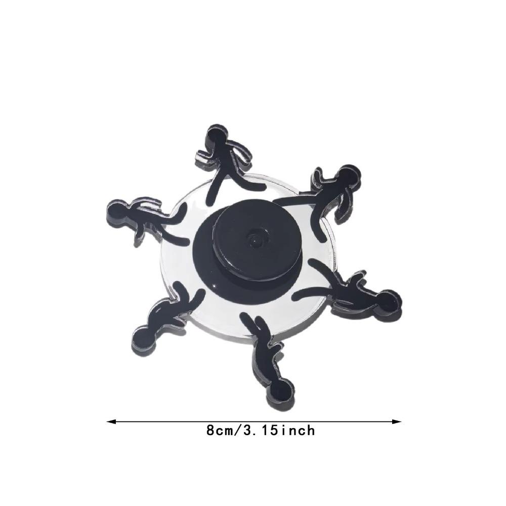 2pcs Metal Fidget Spinner Stick Man Hand Spinning Puzzle Toy Finger Spinner  Kids Toys