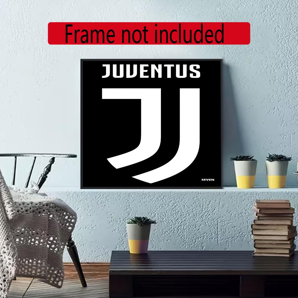 Juventus 5D Diy Diamond Painting Round Diamond Diy Frameless Holiday Artwork Suitable For Home Office Wall Decoration