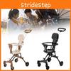 Four Collapsible Wheeled Baby Stroller Lightweight Foldable Seat Convertible