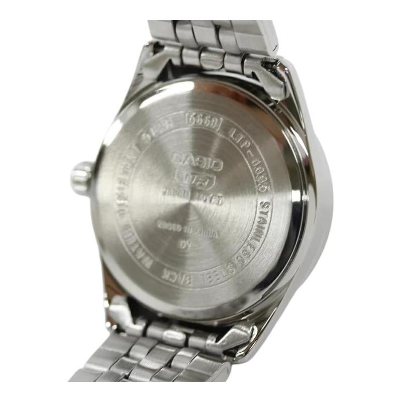 Casio Retro Casual Simple Classic Pointer Series Month Display Black Dial Waterproof Quartz Movement Stainless Steel Strap Japanese LTP-1335DJ-1AJF