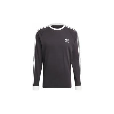 Originals Adicolor Series T-Shirt Μακρυμάνικο με Διπλή Ριγέ Trefoil Ανδρικό Μαύρο IA4877