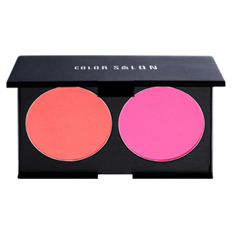 Two-Tone Contour & Highlight Palette with Dual-Use Blush
