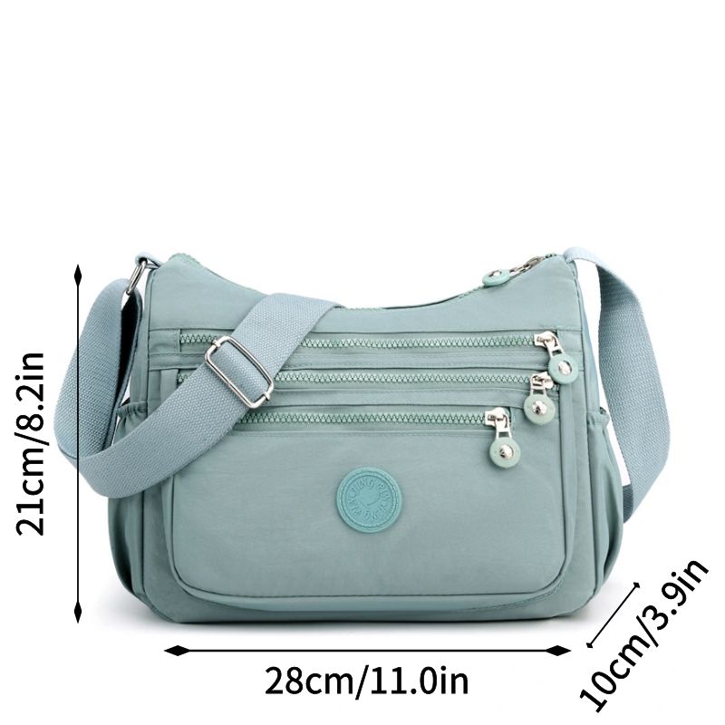 Umhängetasche für Damen, Umhängetasche, Messenger-Tasche aus wasserdichtem Nylon, Damenhandtasche