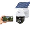 Solar-Powered Outdoor HD 360° Rotating Security Camera with Remote Mobile Monitoring and Waterproof Design