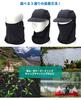GoodsLand Face Mask with Inner Neck Sun UV Brim, Guard, Sweat-Wicking, Quick-Drying, Protection, Protection, GD-CAPMASK-MBK