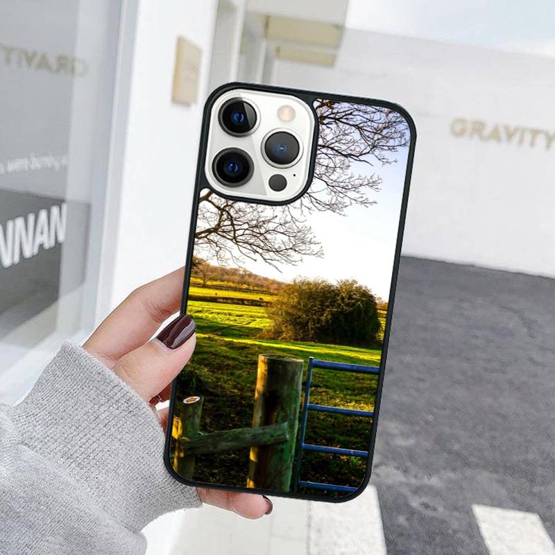 

Retro Countryside Scenery Phone Case Cover For iPhone 17 Air 15 16 11 13 14 Pro Max 12 Plus Max Fundas iPhone 11pro max