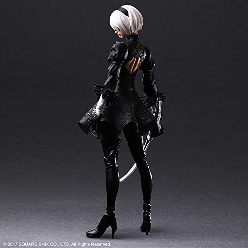 Nier: Automata PLAY ARTS Kai <YoRHa No.2 Type B DX Version> PVC Painted Movable Figure