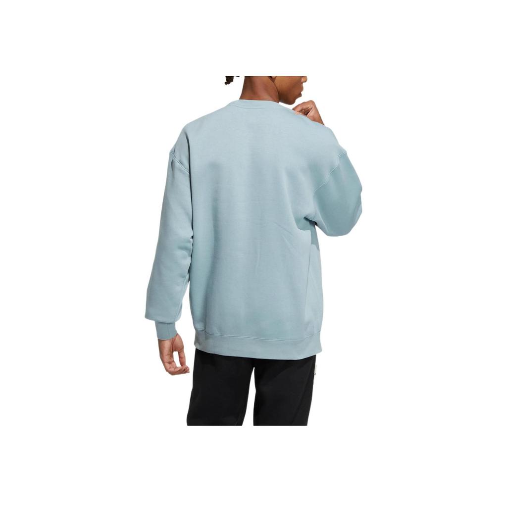 adidas LETTER SWEATER Unisex Crewneck Loose Sweatshirt Light Blue Unisex IB2743