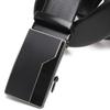 Belt Men'S Automatic Buckle Belt Lychee Pattern Hemming Belt Business Belt Stall