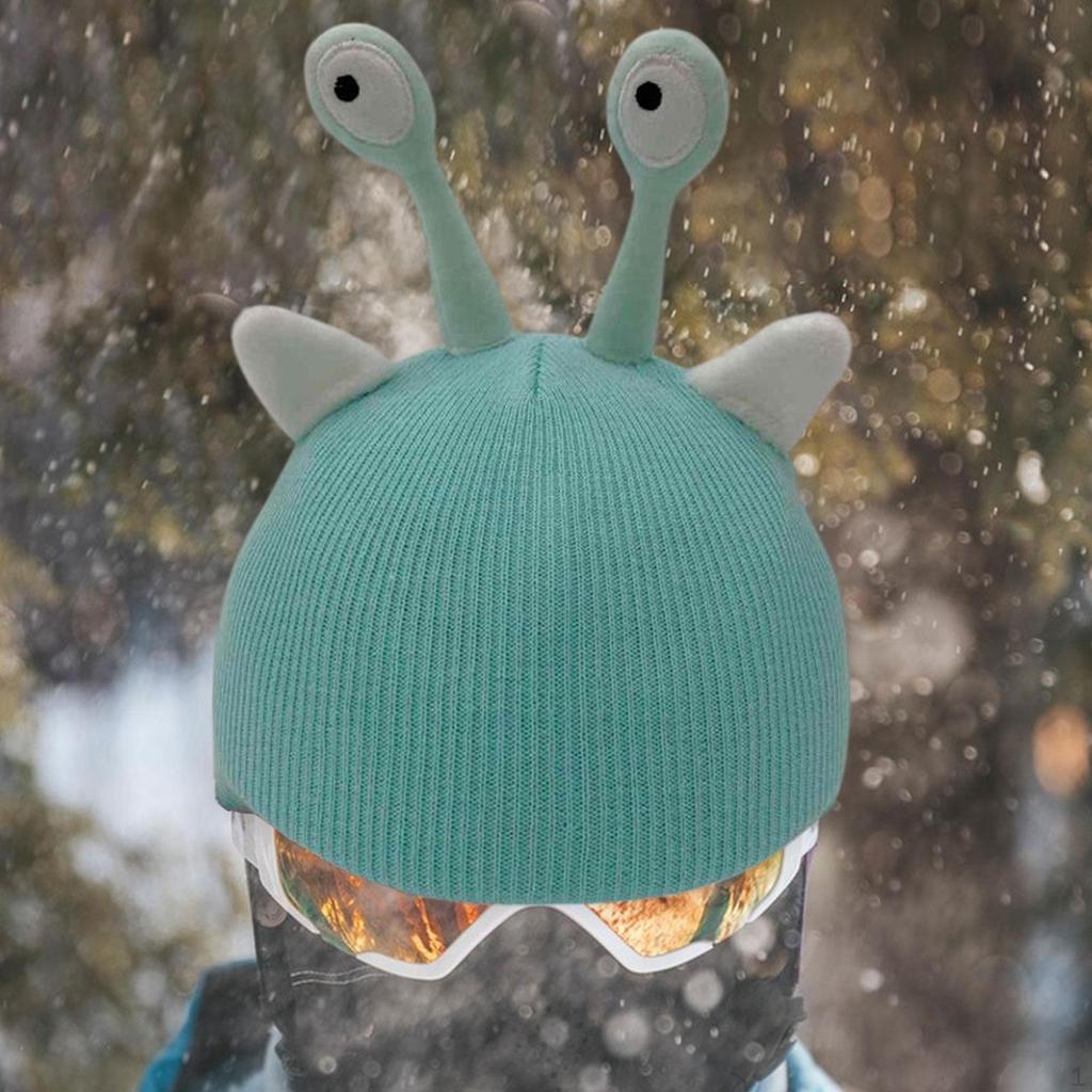 Knitted Helmet Cover for Skiing And Snowboarding, Fits All Sizes